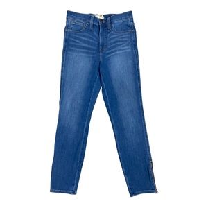 Madewell Roadtripper Jeggings Medium Wash Zipper Hem  Women’s 27 [029]